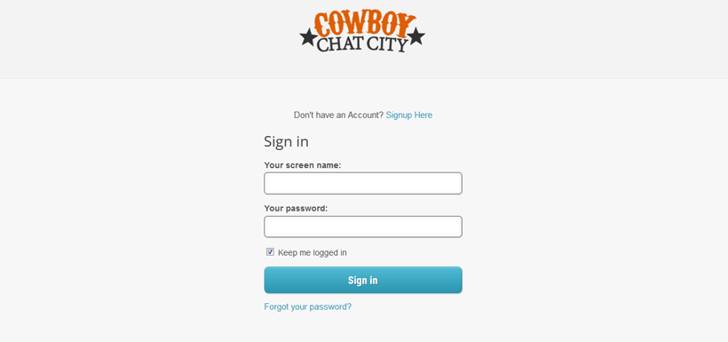 Cowboy Chat city login